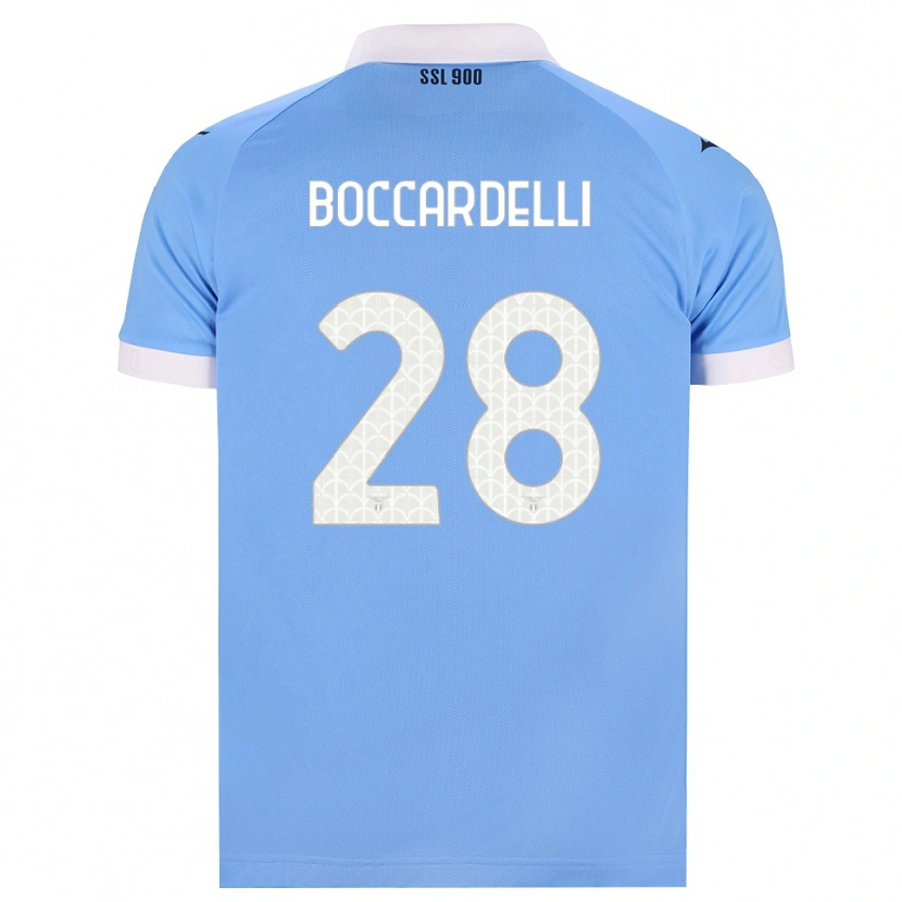Danxen Women Tommaso Boccardelli #28 Sky Blue Black White Home Jersey 2026/27 T-Shirt