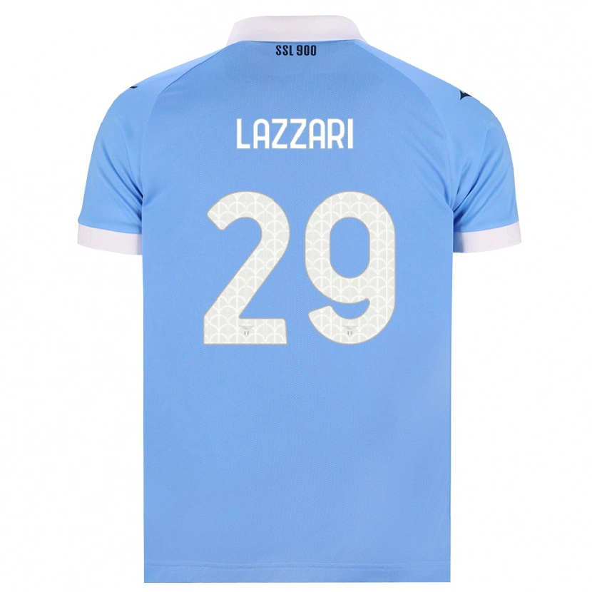 Danxen Women Manuel Lazzari #29 Sky Blue Black White Home Jersey 2026/27 T-Shirt