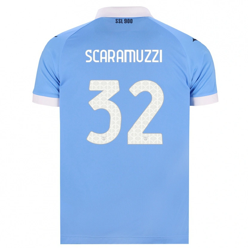 Danxen Women Chiara Scaramuzzi #32 Sky Blue Black White Home Jersey 2026/27 T-Shirt