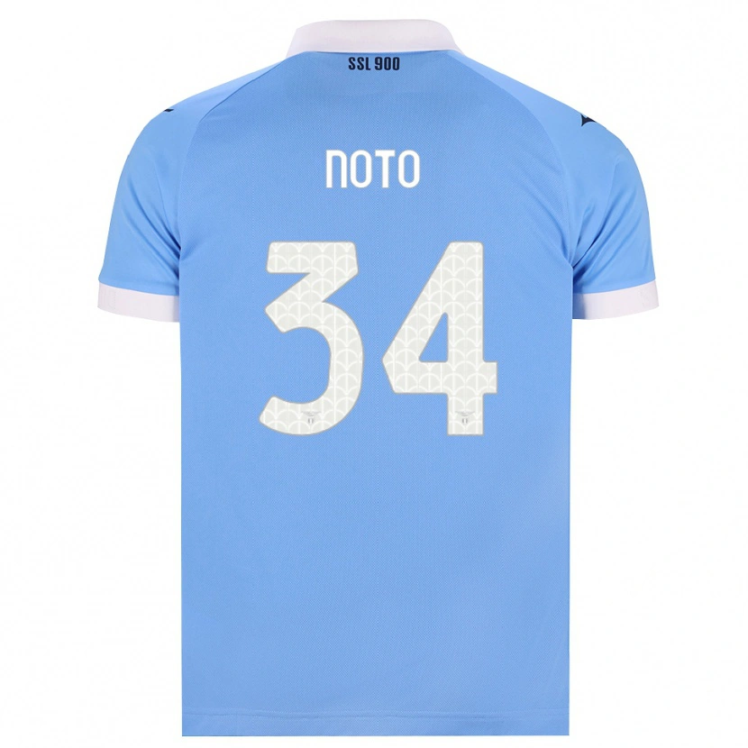 Danxen Women Pierpaolo Noto #34 Sky Blue Black White Home Jersey 2026/27 T-Shirt