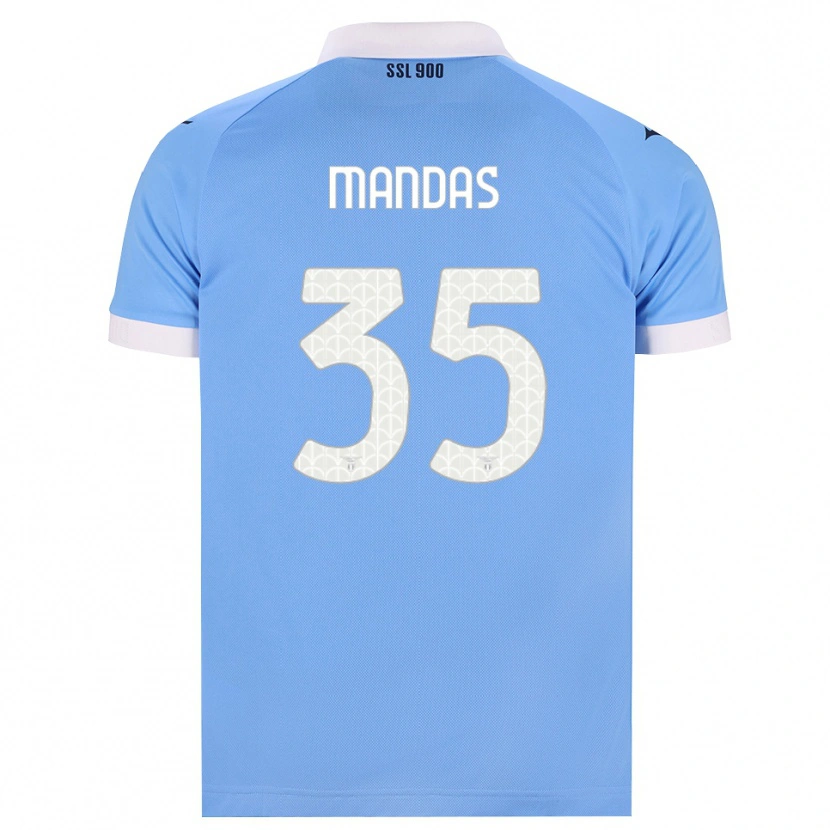 Danxen Women Christos Mandas #35 Sky Blue Black White Home Jersey 2026/27 T-Shirt