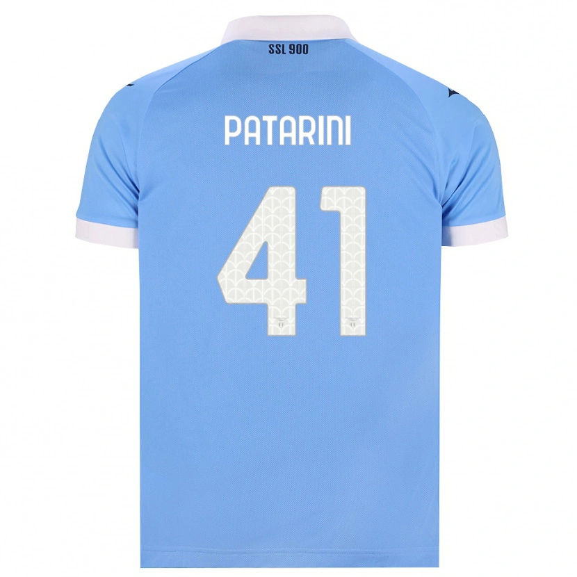 Danxen Women Riccardo Patarini #41 Sky Blue Black White Home Jersey 2026/27 T-Shirt