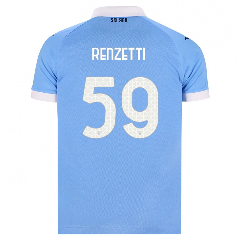 Danxen Women Davide Renzetti #59 Sky Blue Black White Home Jersey 2026/27 T-Shirt