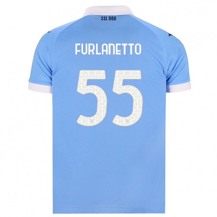Danxen Women Alessio Furlanetto #55 Sky Blue Black White Home Jersey 2026/27 T-Shirt