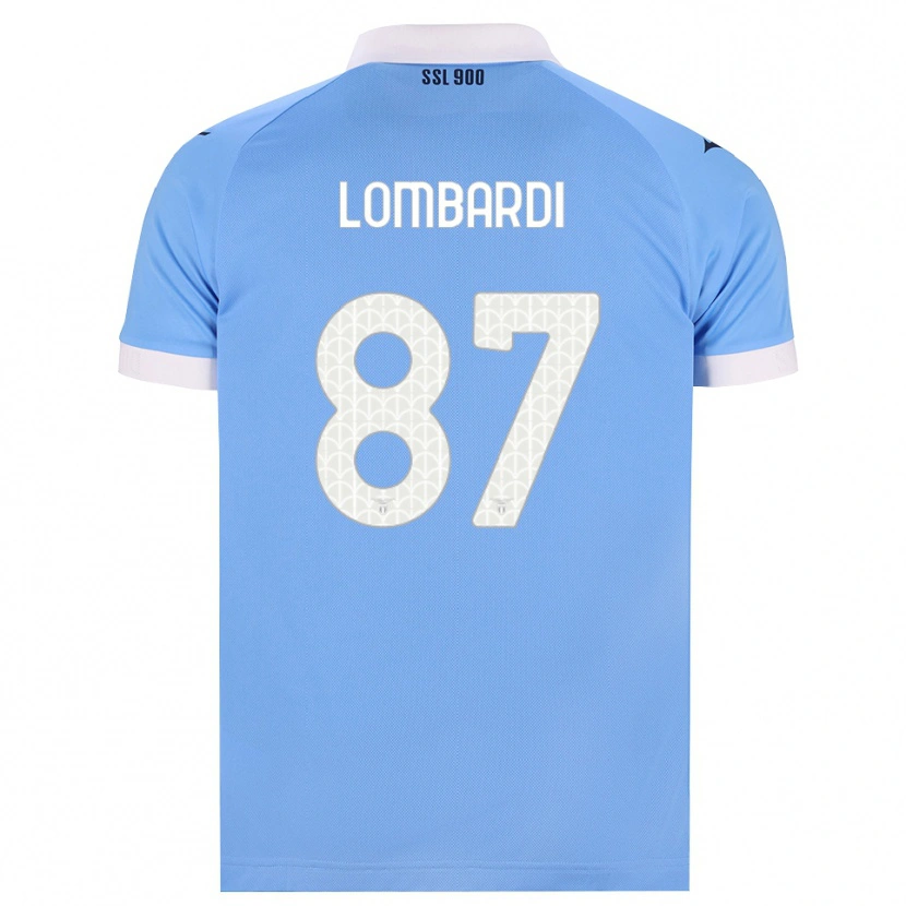 Danxen Women Cristiano Lombardi #87 Sky Blue Black White Home Jersey 2026/27 T-Shirt