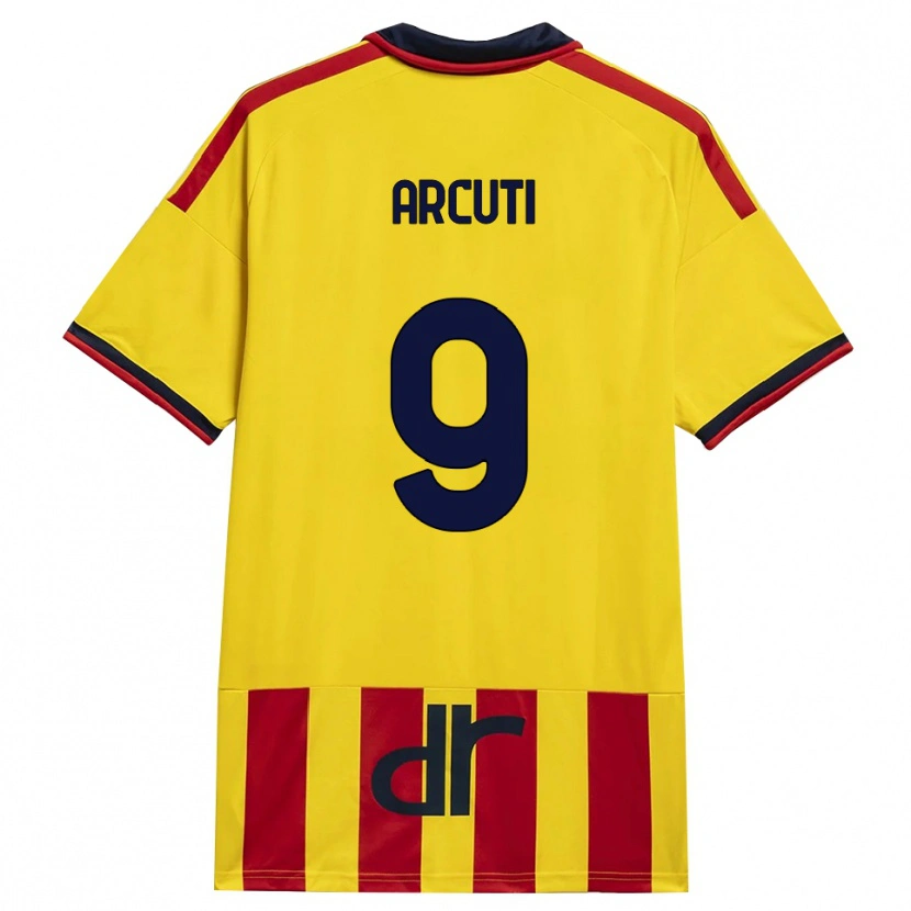 Danxen Women Gabriele Arcuti #9 Yellow Red Home Jersey 2026/27 T-Shirt