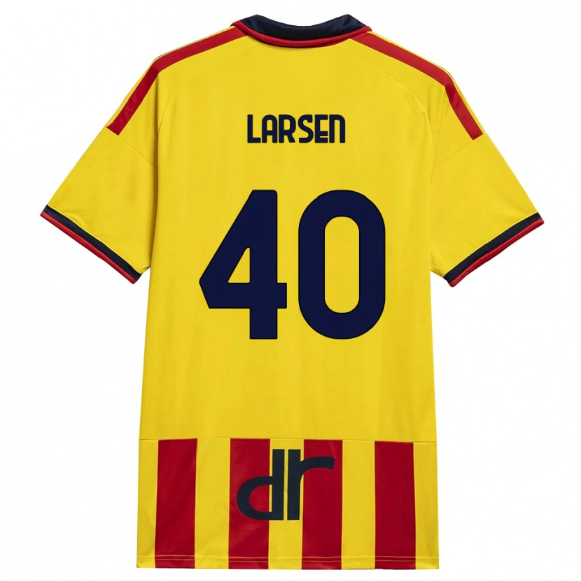 Danxen Women Emil Larsen #40 Yellow Red Home Jersey 2026/27 T-Shirt