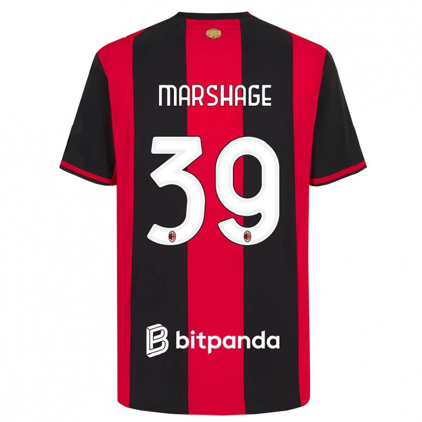 Danxen Women Wilgot Marshage #39 Red Black White Home Jersey 2026/27 T-Shirt