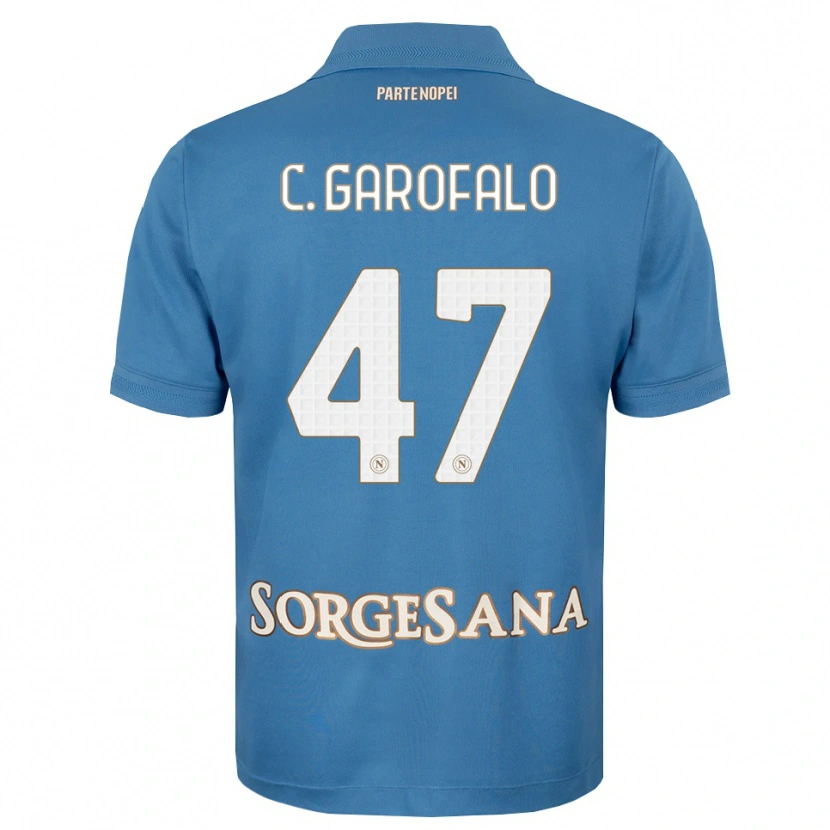 Danxen Women Christian Garofalo #47 Haze Blue White Home Jersey 2026/27 T-Shirt