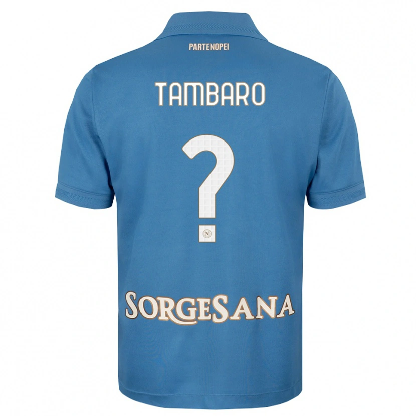 Danxen Women Nicola Tambaro #0 Haze Blue White Home Jersey 2026/27 T-Shirt