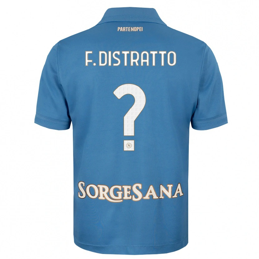 Danxen Women Francesco Distratto #0 Haze Blue White Home Jersey 2026/27 T-Shirt