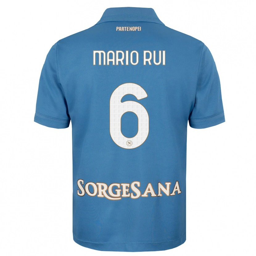 Danxen Women Mario Rui #6 Haze Blue White Home Jersey 2026/27 T-Shirt