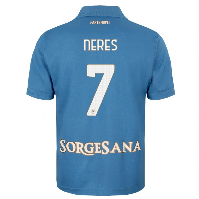 Danxen Women David Neres #7 Haze Blue White Home Jersey 2026/27 T-Shirt