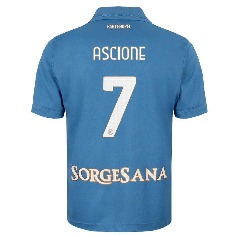 Danxen Women Simone Ascione #7 Haze Blue White Home Jersey 2026/27 T-Shirt
