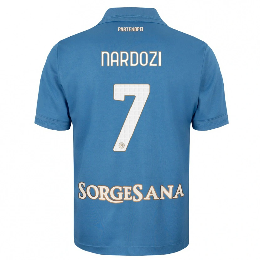 Danxen Women Manuel Nardozi #7 Haze Blue White Home Jersey 2026/27 T-Shirt