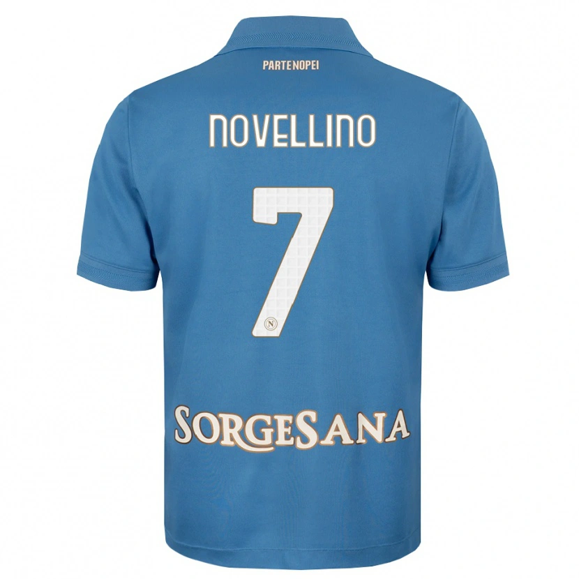 Danxen Women Debora Novellino #7 Haze Blue White Home Jersey 2026/27 T-Shirt