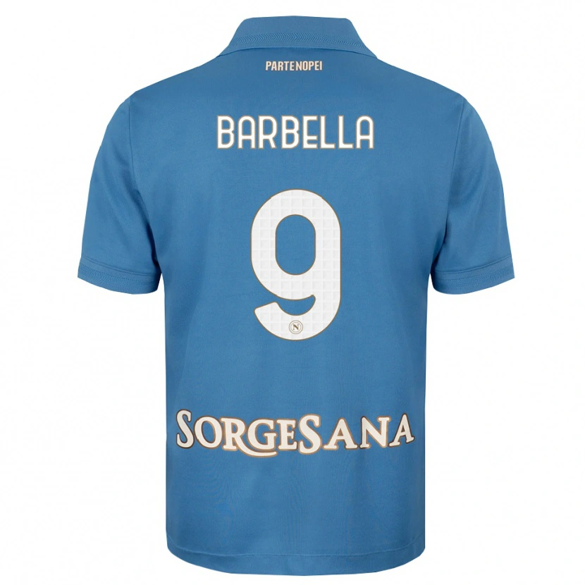 Danxen Women Michele Barbella #9 Haze Blue White Home Jersey 2026/27 T-Shirt
