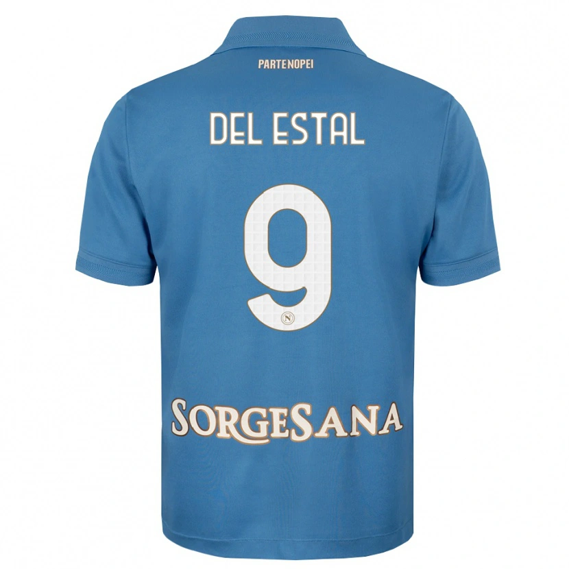 Danxen Women Eli Del Estal #9 Haze Blue White Home Jersey 2026/27 T-Shirt