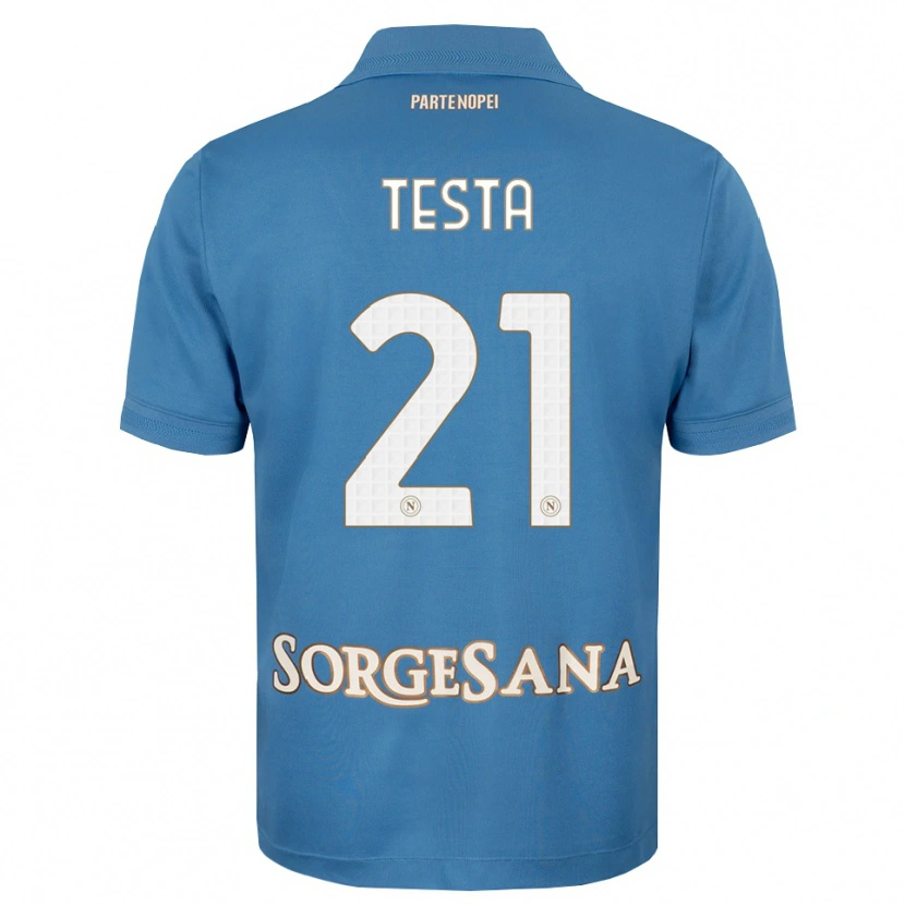 Danxen Women Vincenzo Testa #21 Haze Blue White Home Jersey 2026/27 T-Shirt