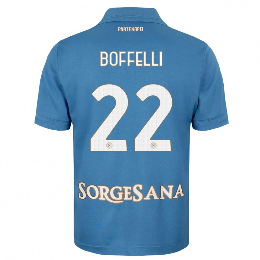 Danxen Women Valerio Boffelli #22 Haze Blue White Home Jersey 2026/27 T-Shirt