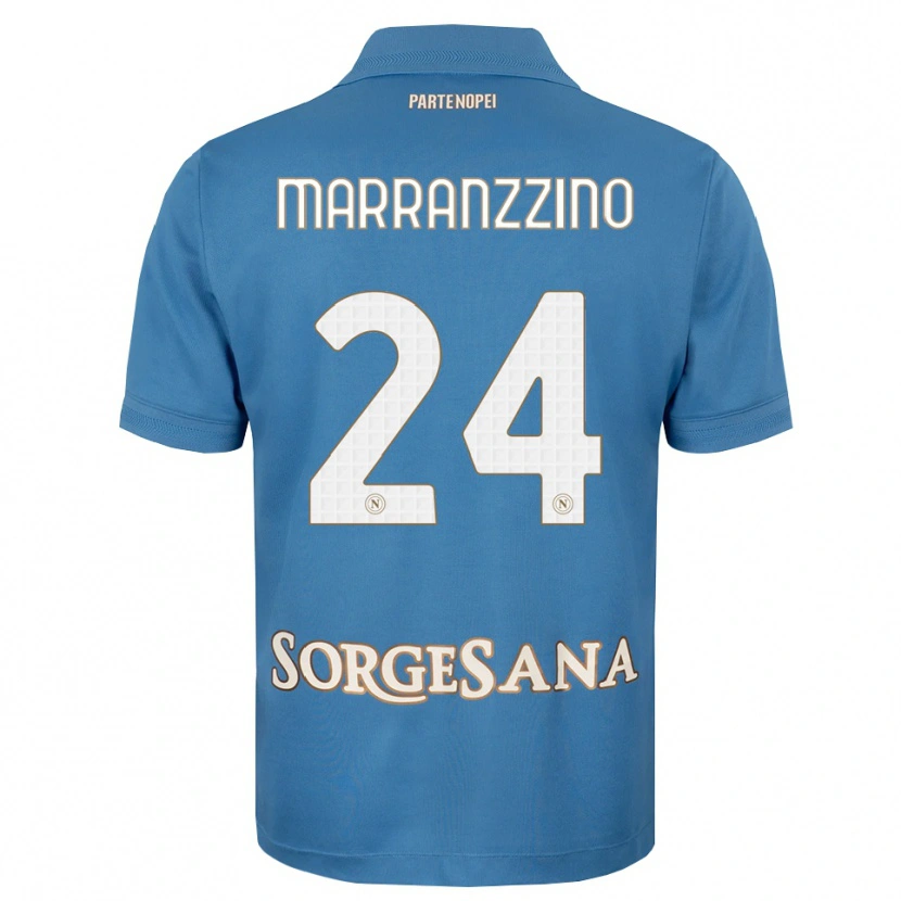 Danxen Women Pasquale Marranzzino #24 Haze Blue White Home Jersey 2026/27 T-Shirt