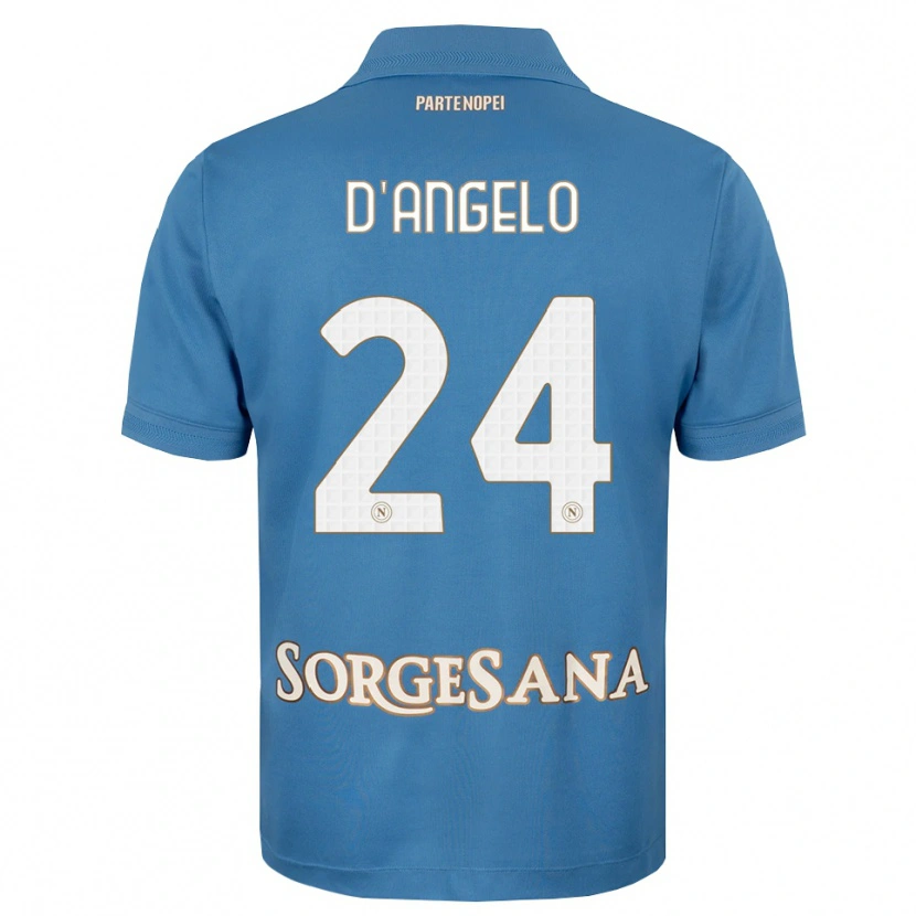 Danxen Women Alessia D'angelo #24 Haze Blue White Home Jersey 2026/27 T-Shirt