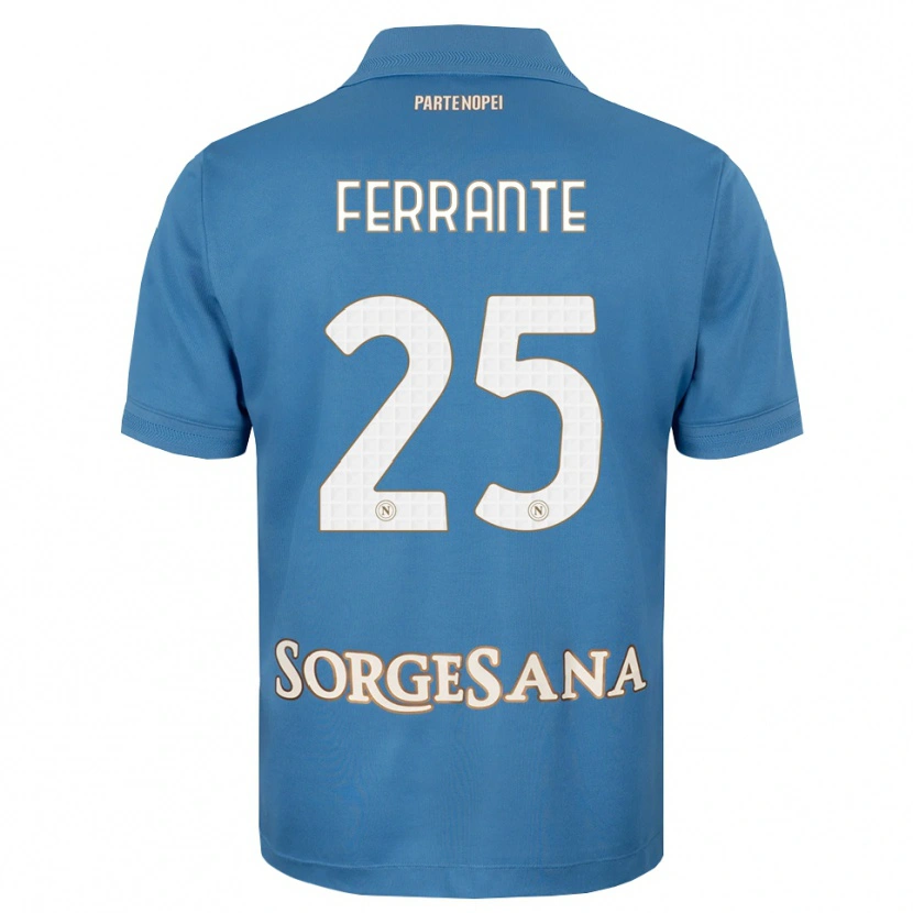 Danxen Women Mathias Ferrante #25 Haze Blue White Home Jersey 2026/27 T-Shirt