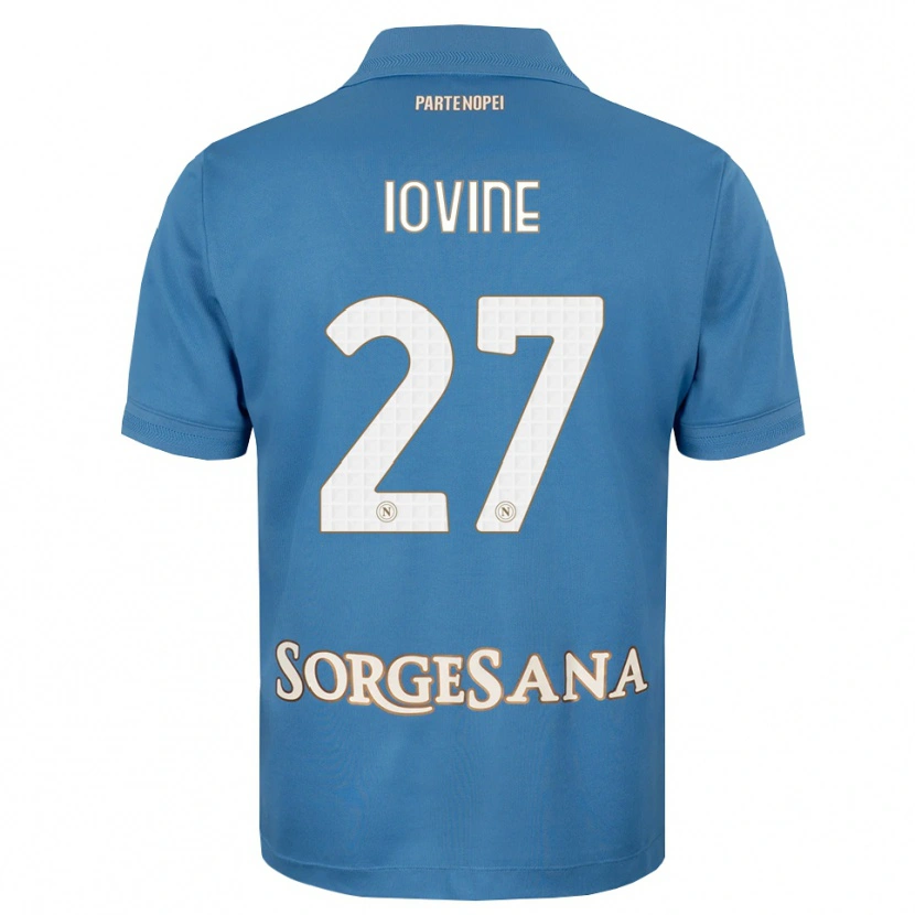 Danxen Women Andrea Iovine #27 Haze Blue White Home Jersey 2026/27 T-Shirt