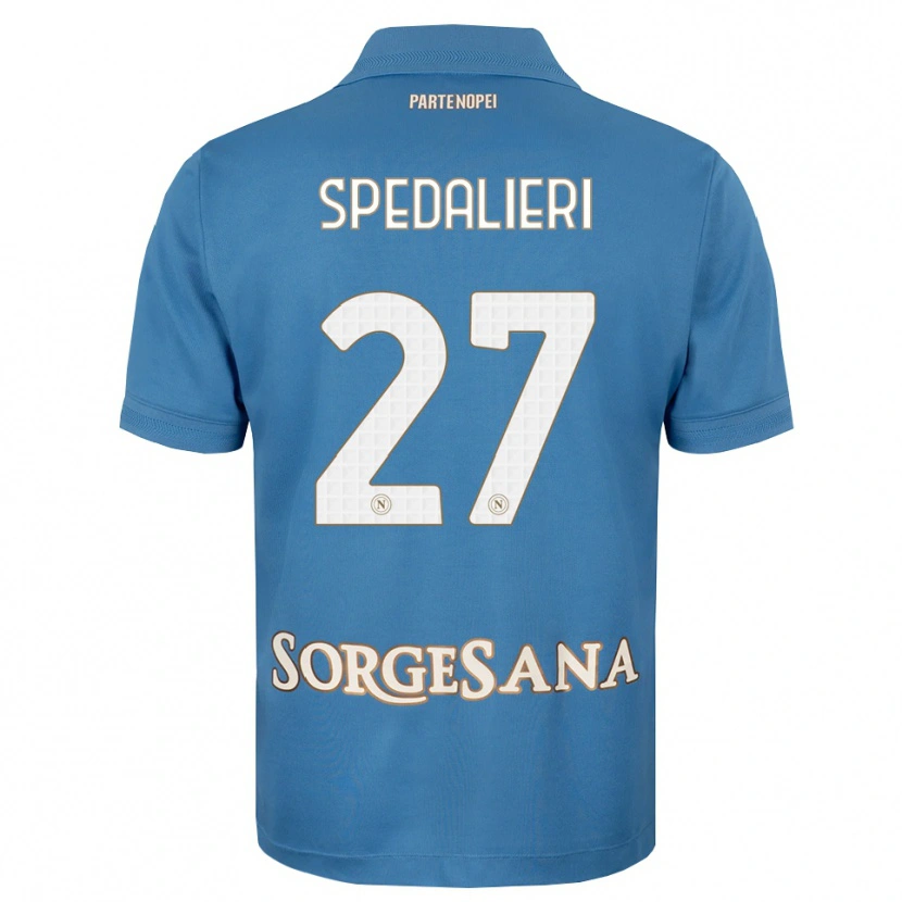 Danxen Women Johnatan Andrea Spedalieri #27 Haze Blue White Home Jersey 2026/27 T-Shirt