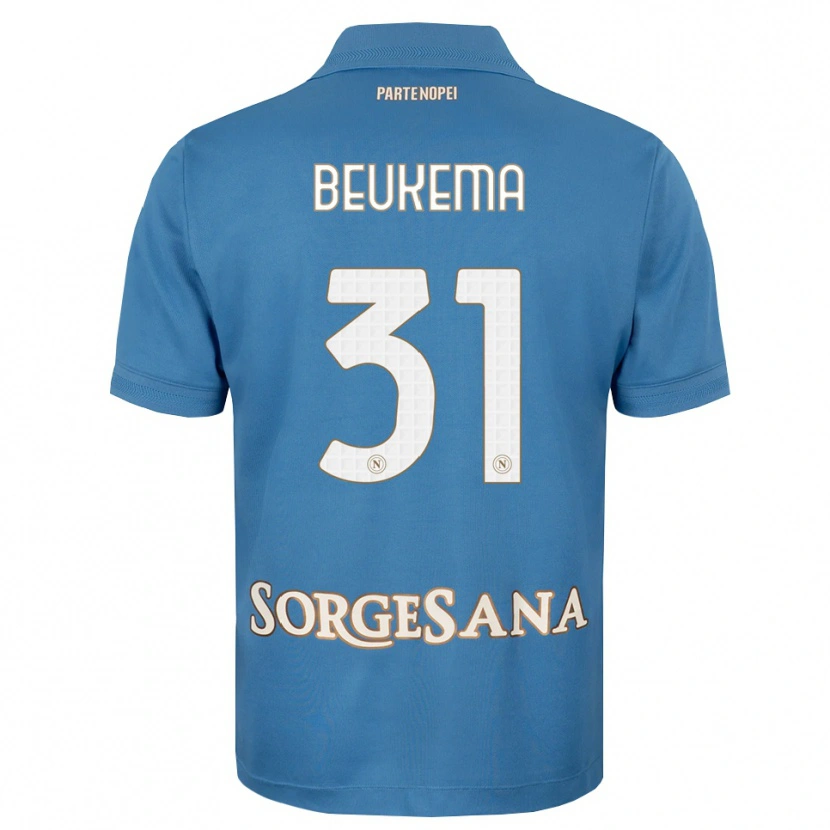 Danxen Women Sam Beukema #31 Haze Blue White Home Jersey 2026/27 T-Shirt