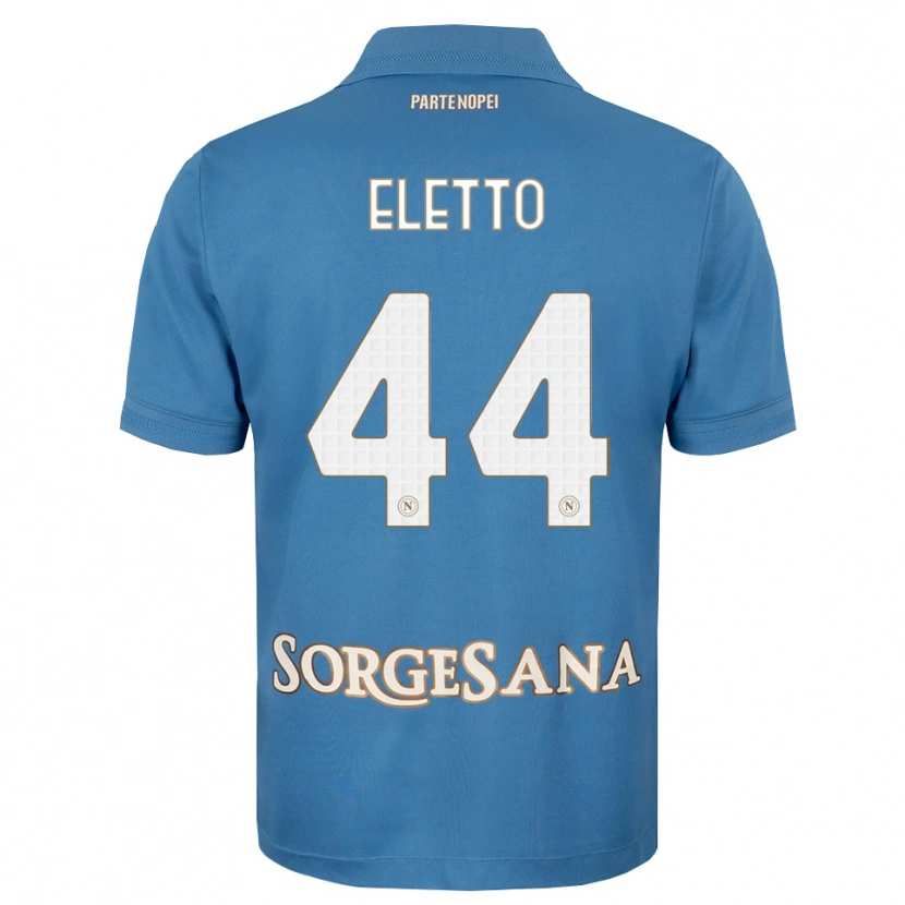 Danxen Women Francesco Eletto #44 Haze Blue White Home Jersey 2026/27 T-Shirt