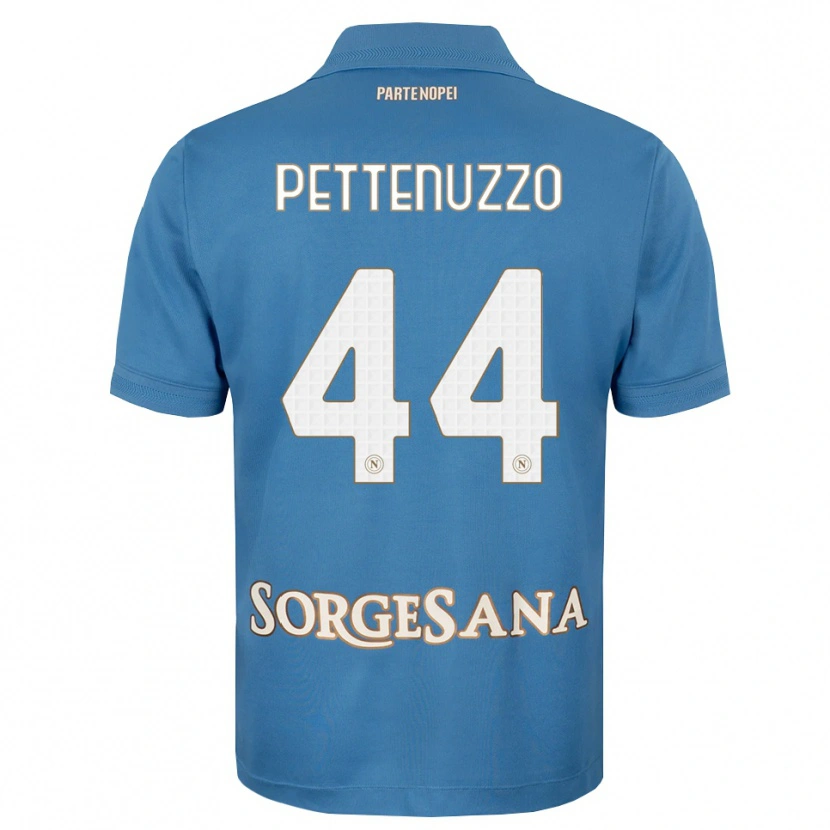 Danxen Women Tecla Pettenuzzo #44 Haze Blue White Home Jersey 2026/27 T-Shirt