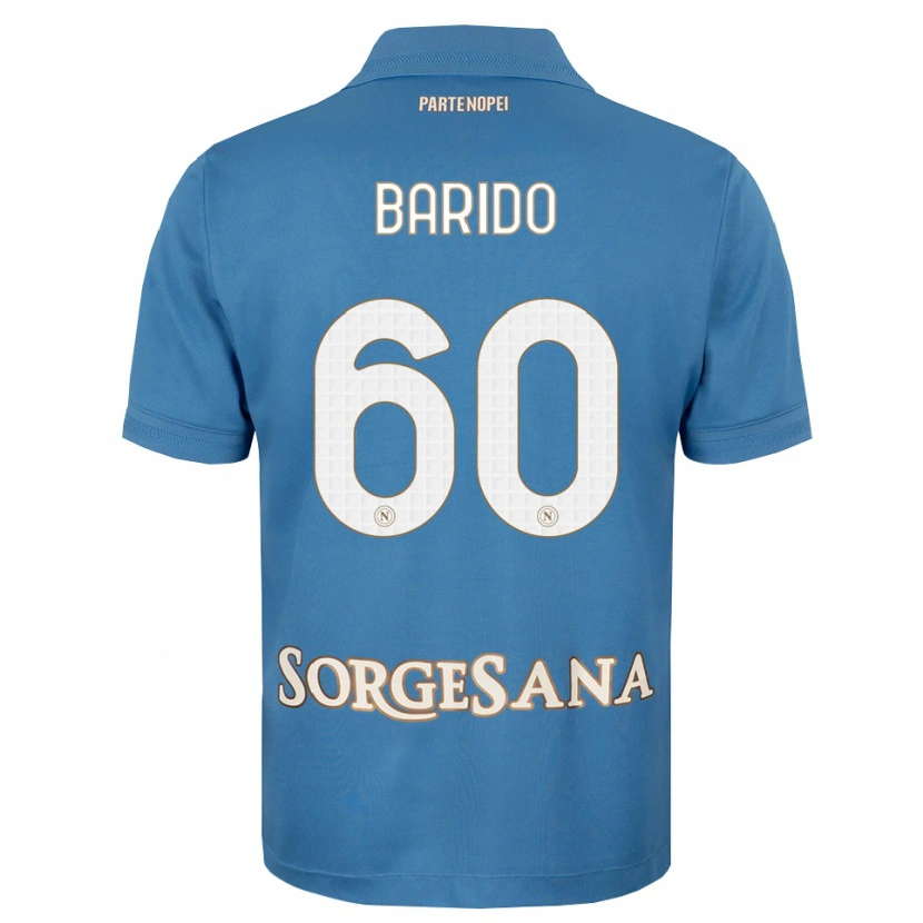 Danxen Women Francisco Baridó #60 Haze Blue White Home Jersey 2026/27 T-Shirt