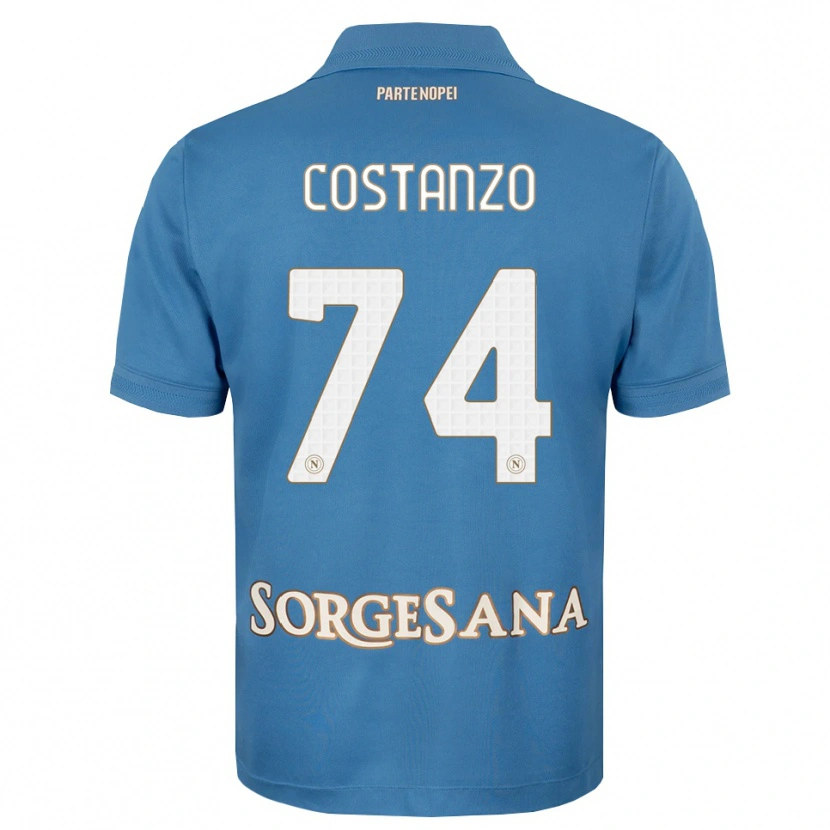 Danxen Women Davide Costanzo #74 Haze Blue White Home Jersey 2026/27 T-Shirt