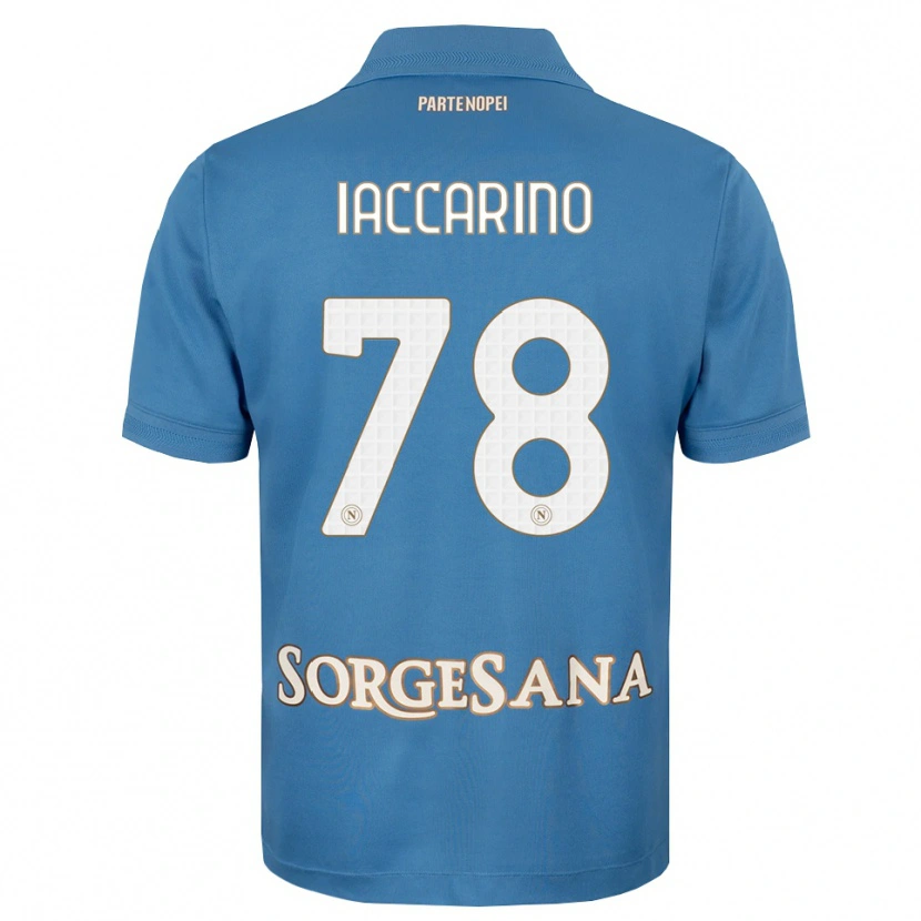 Danxen Women Gennaro Iaccarino #78 Haze Blue White Home Jersey 2026/27 T-Shirt