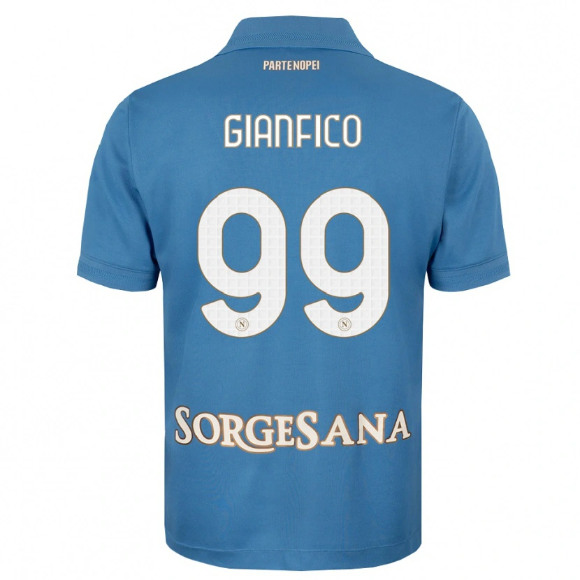 Danxen Women Maria Morena Gianfico #99 Haze Blue White Home Jersey 2026/27 T-Shirt