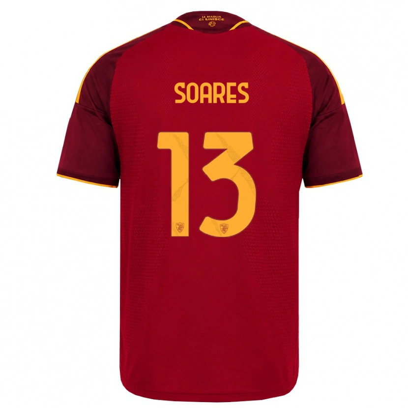 Danxen Women Jayden Soares #13 Red Golden Yellow Home Jersey 2026/27 T-Shirt
