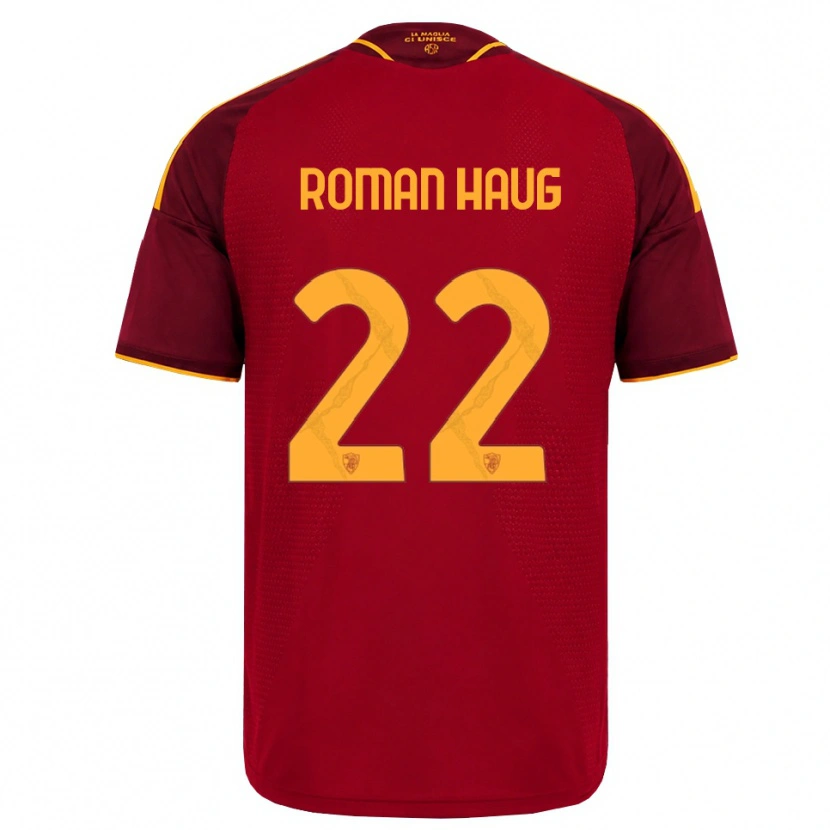 Danxen Women Sophie Roman Haug #22 Red Golden Yellow Home Jersey 2026/27 T-Shirt