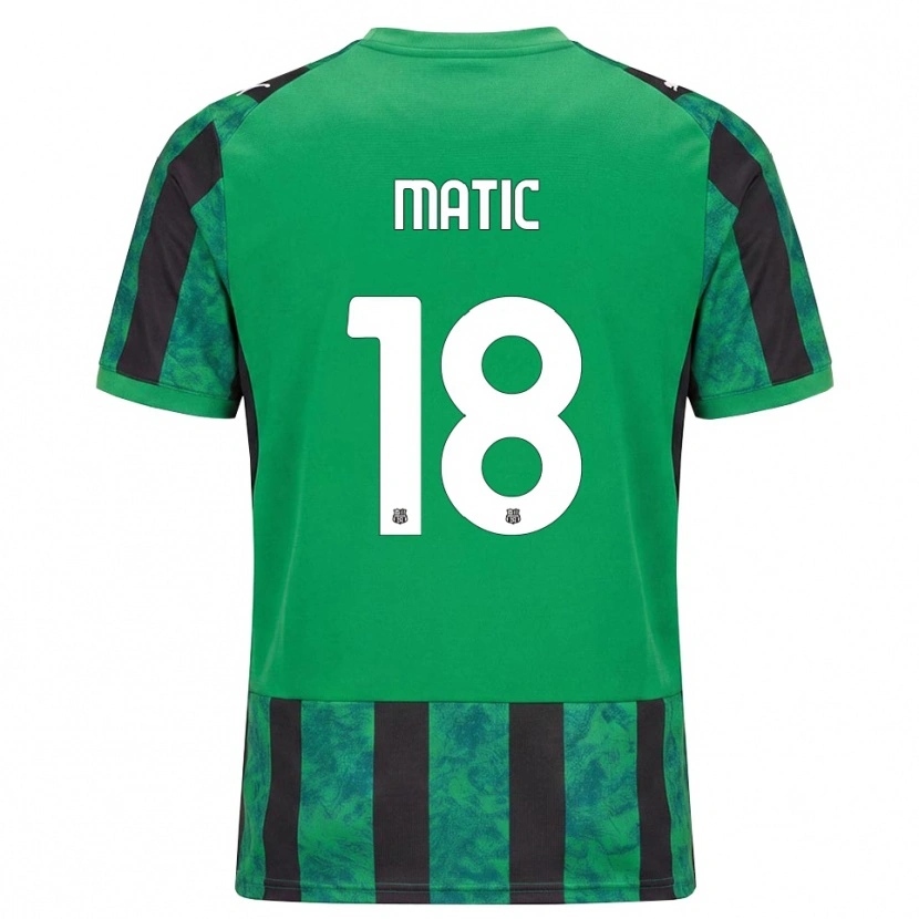 Danxen Women Nemanja Matić #18 Green Black White Home Jersey 2026/27 T-Shirt