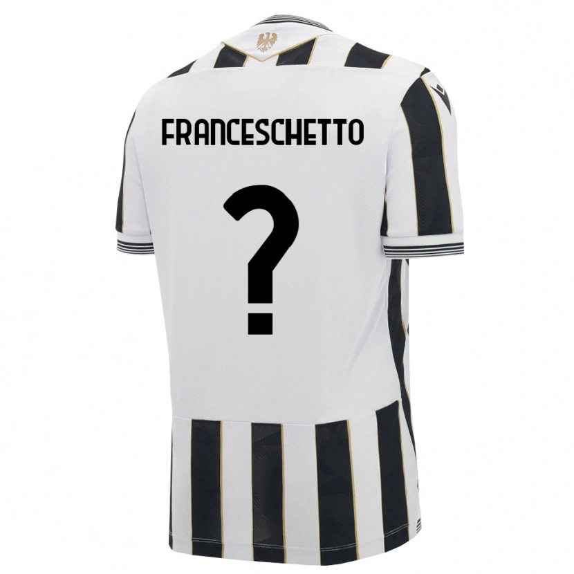 Danxen Women Mattia Franceschetto #0 Black White Pink Home Jersey 2026/27 T-Shirt