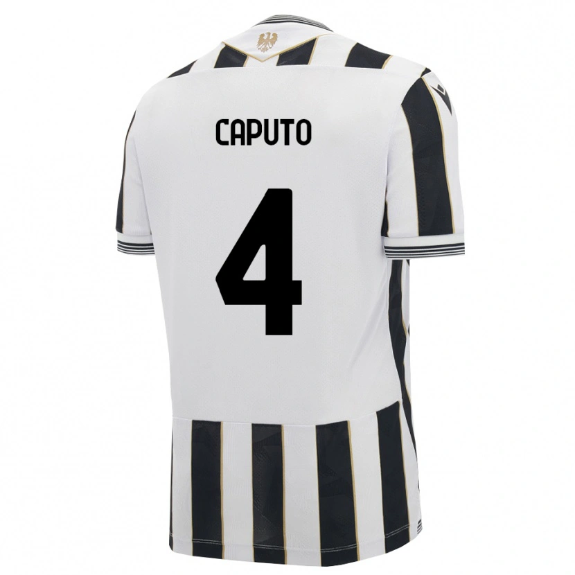 Danxen Women Luigi Caputo #4 Black White Pink Home Jersey 2026/27 T-Shirt