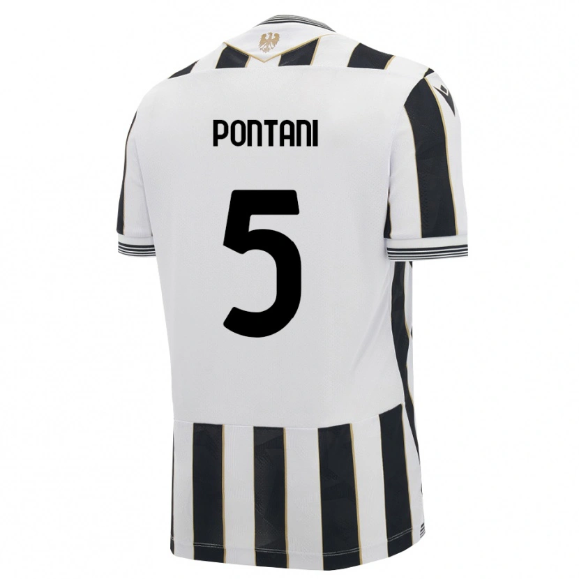 Danxen Women Leonardo Pontani #5 Black White Pink Home Jersey 2026/27 T-Shirt