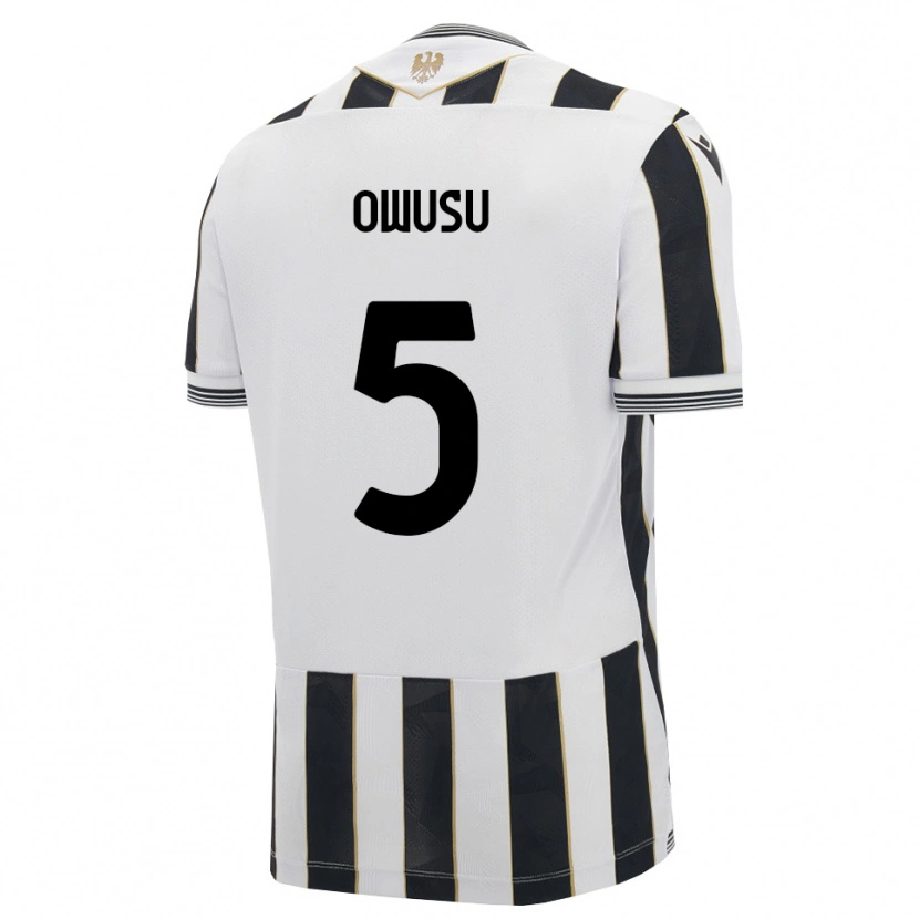 Danxen Women Robert Owusu #5 Black White Pink Home Jersey 2026/27 T-Shirt