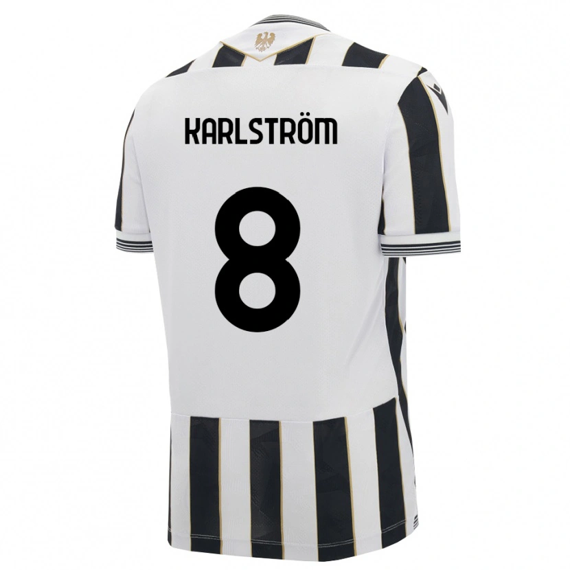 Danxen Women Jesper Karlström #8 Black White Pink Home Jersey 2026/27 T-Shirt