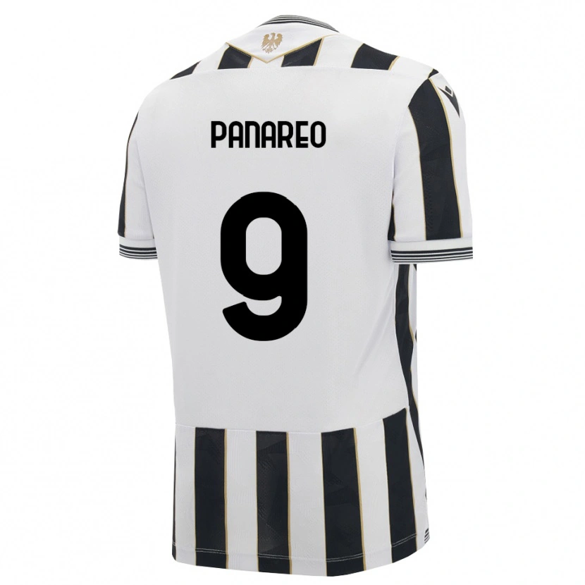 Danxen Women Pierpaolo Panareo #9 Black White Pink Home Jersey 2026/27 T-Shirt