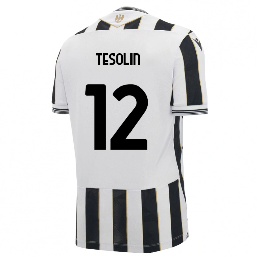 Danxen Women Matteo Tesolin #12 Black White Pink Home Jersey 2026/27 T-Shirt