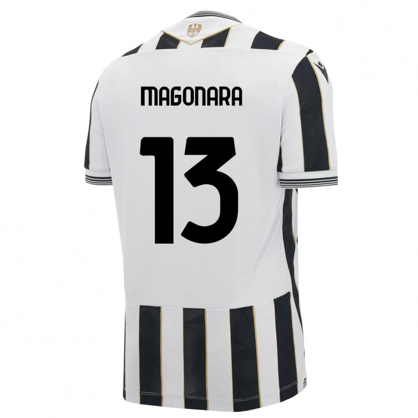Danxen Women Matteo Magonara #13 Black White Pink Home Jersey 2026/27 T-Shirt