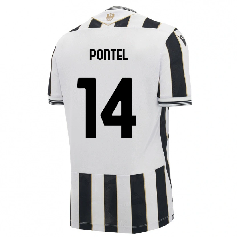 Danxen Women Simone Pontel #14 Black White Pink Home Jersey 2026/27 T-Shirt