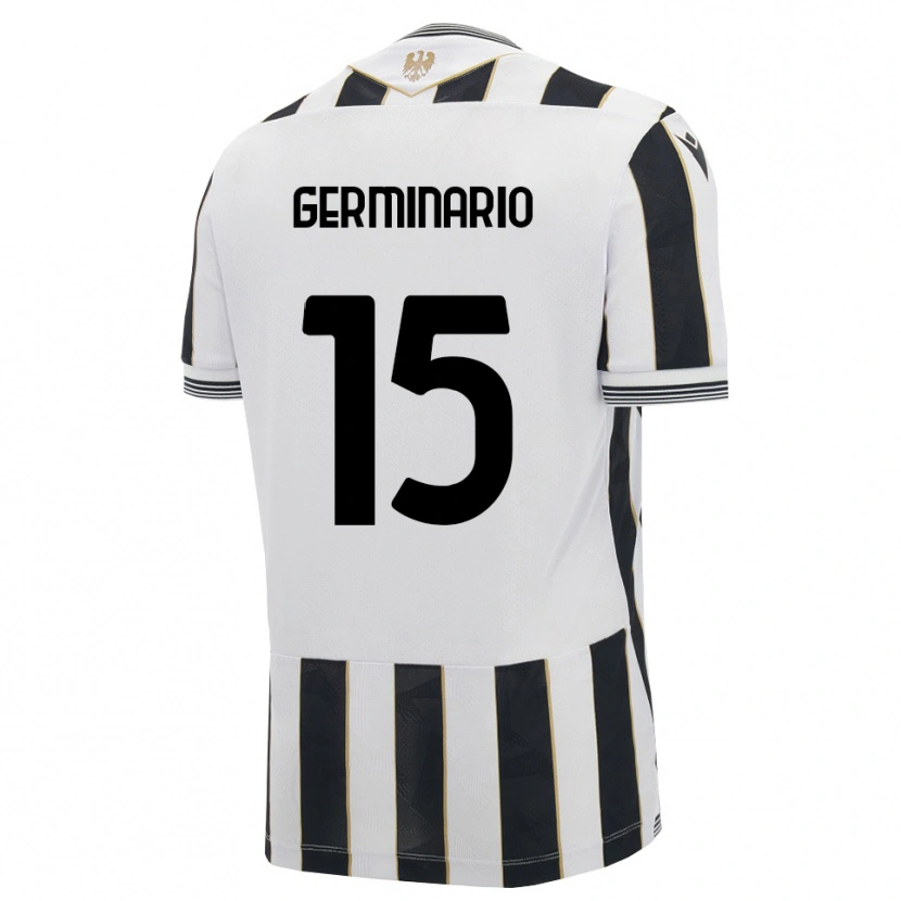 Danxen Women Mattia Germinario #15 Black White Pink Home Jersey 2026/27 T-Shirt