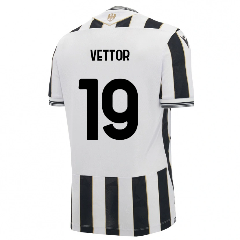 Danxen Women Marco Vettor #19 Black White Pink Home Jersey 2026/27 T-Shirt